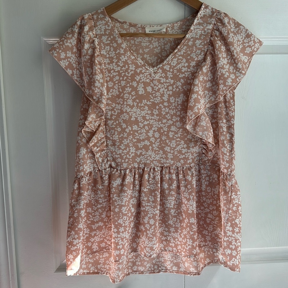Orange Creek short sleeved blouse